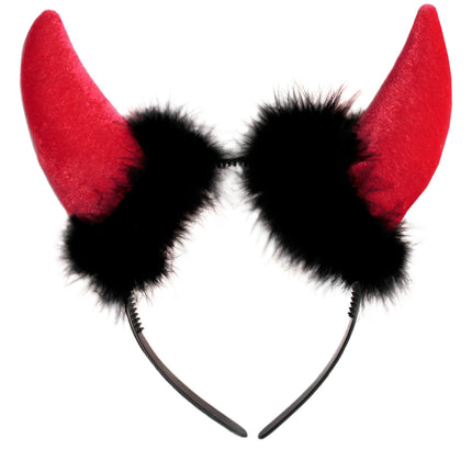 Tiara Teufelshörner Rot