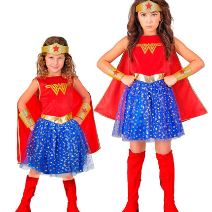 Wonder Girl Rot Blau