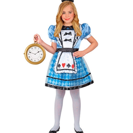 Wonderland Girl Kostüm Blau