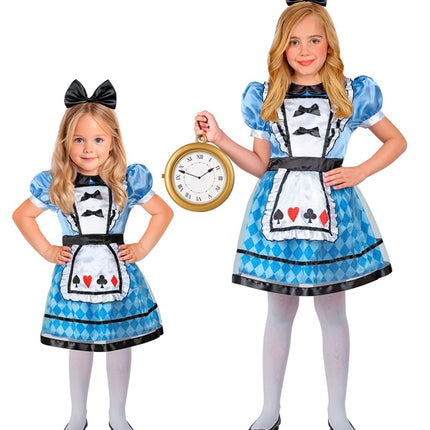 Wonderland Girl Kostüm Blau