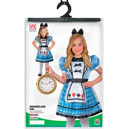 Wonderland Girl Kostüm Blau
