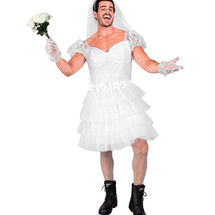 Männliche Braut Kostüm