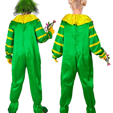 Weltraum Horror Clown Grün Gelb