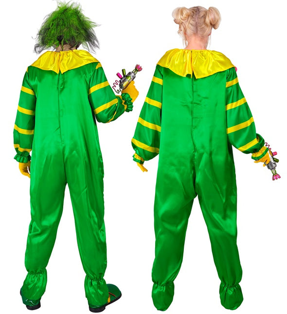 Weltraum Horror Clown Grün Gelb