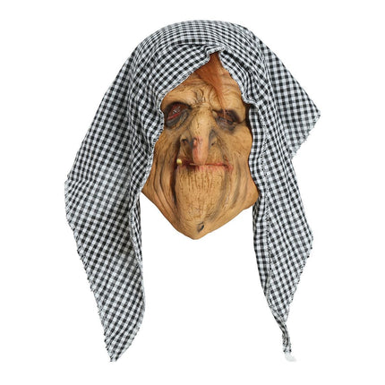 Halloween Hexe Maske Mütze