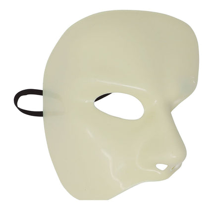 Halloween Maske Halb Weiß