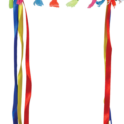 Mehrfarbiger Federbusch