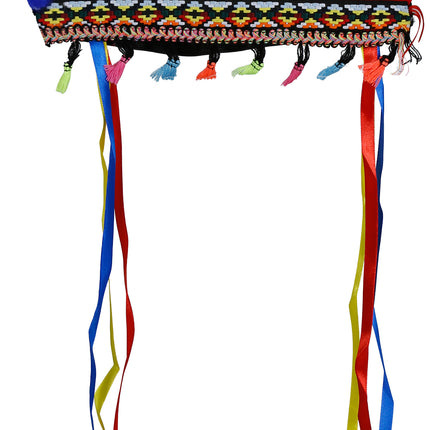 Mehrfarbiger Federbusch