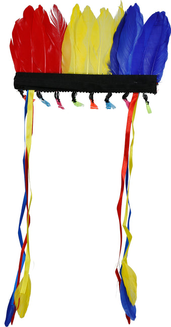 Mehrfarbiger Federbusch