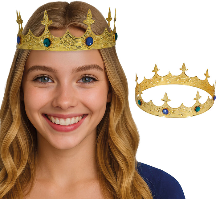 Mittelalterliche Gold-Metallic-Krone