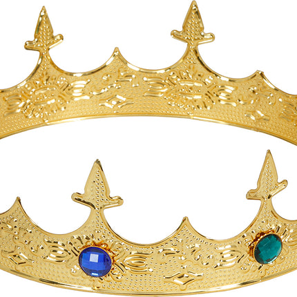 Mittelalterliche Gold-Metallic-Krone