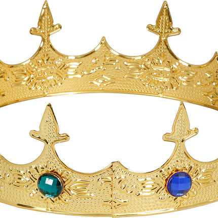 Mittelalterliche Gold-Metallic-Krone