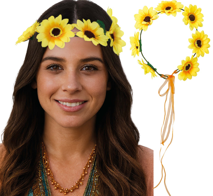 Gelbe Gänseblümchen-Krone