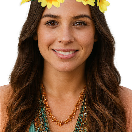 Gelbe Gänseblümchen-Krone