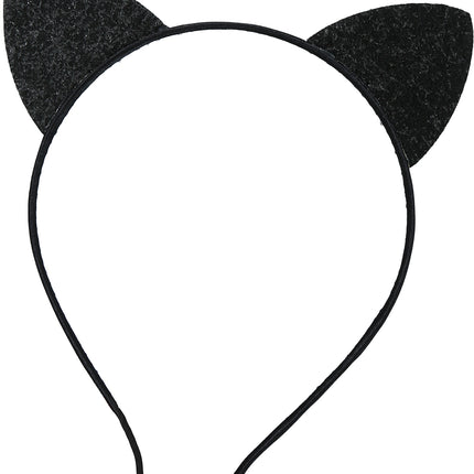 Katze Haarband Silber