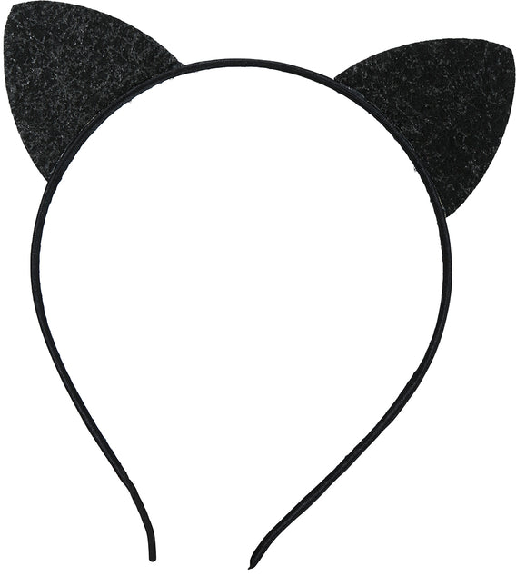 Katze Haarband Silber