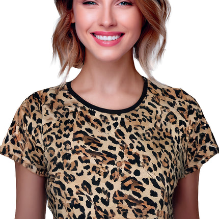 Haarband Leopard Braun/Gelb