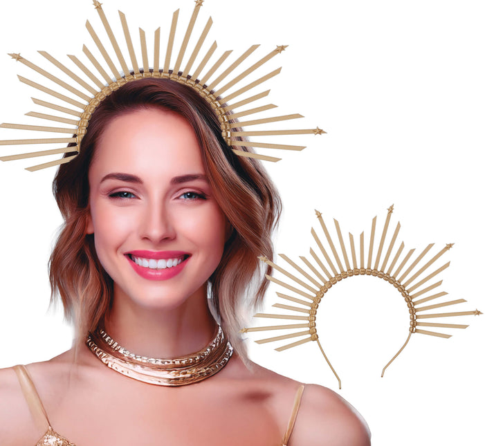 Goldener Haarreif Halo