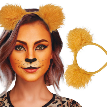 Löwe Stirnband Orange