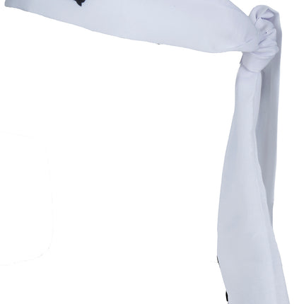 Karate Stirnband Weiß Rot