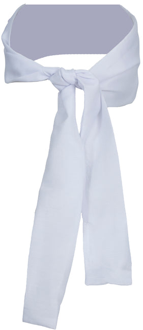 Karate Stirnband Weiß Rot