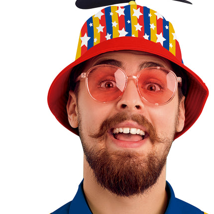 Bunter Hut mit Proppellor