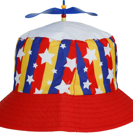 Bunter Hut mit Proppellor