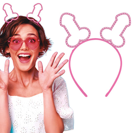 Glänzendes Penis-Stirnband, Erwachsener