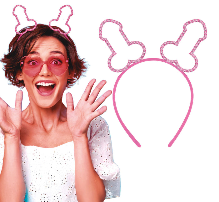 Glänzendes Penis-Stirnband, Erwachsener