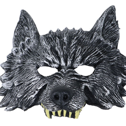 Halloween Halbmaske Wolf