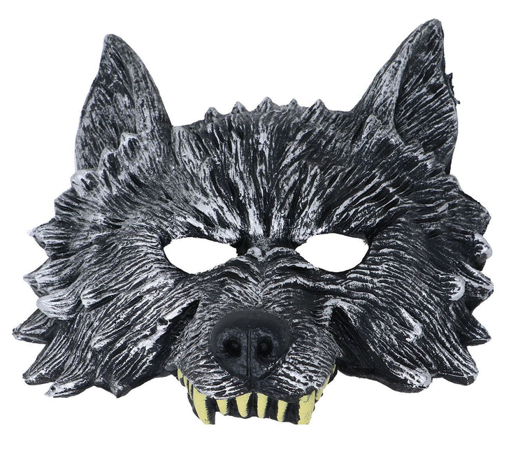 Halloween Halbmaske Wolf