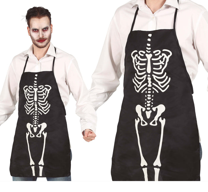 Halloween Schürze Skelett