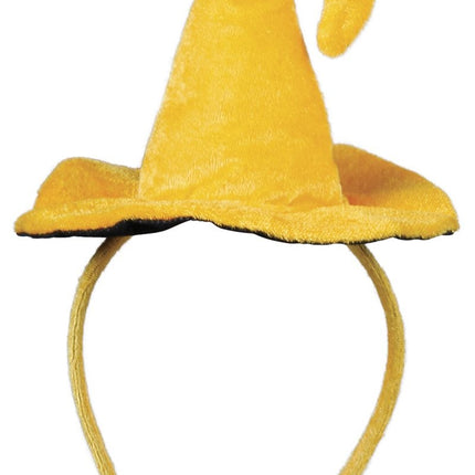 Orange Halloween Haarband Hexenhut