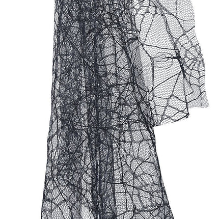 Lila Schwarzes Haarband mit Schleier