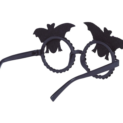 Halloween Brille Fledermaus Glitzer