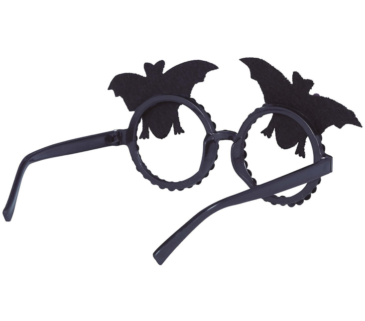 Halloween Brille Fledermaus Glitzer