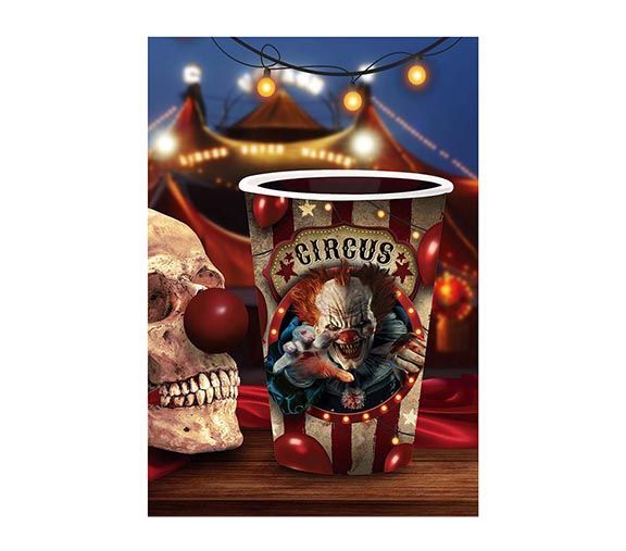 Halloween Becher Clown 355ml 6 Stk.