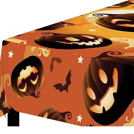 Halloween Tischtuch Kürbis 2.74m