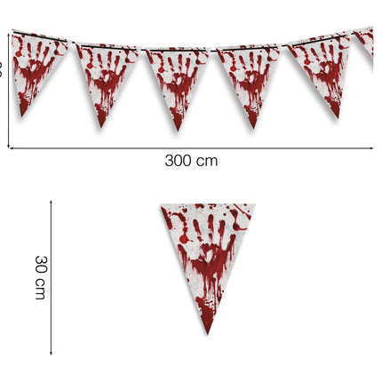 Halloween-Girlande Blut 3m