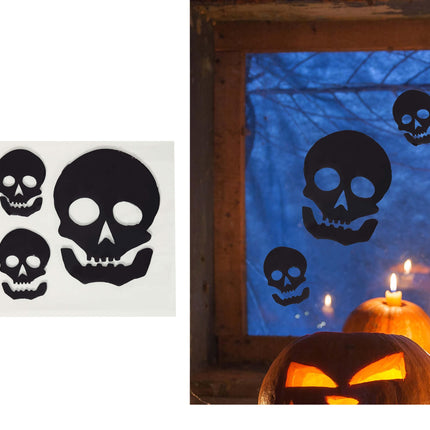 Halloween Wanddekoration Totenkopf 25cm