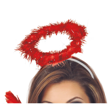 Roter Haarband Engel