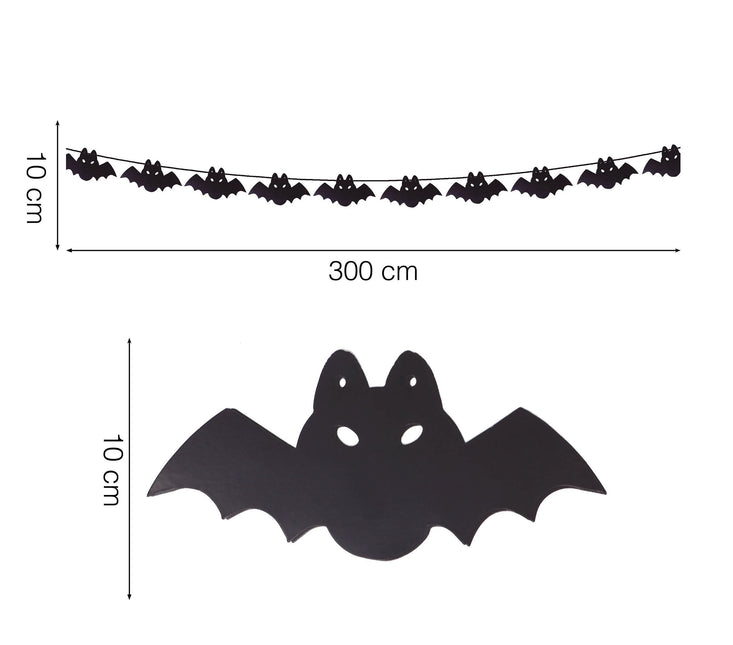 Halloween Girlande Fledermaus 3m