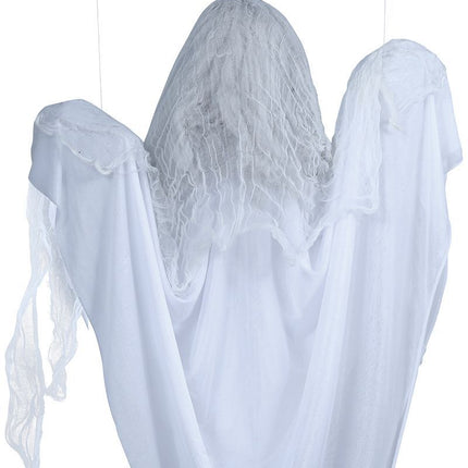 Halloween Hängende Dekoration Geist mit Licht und Ton 1,2m