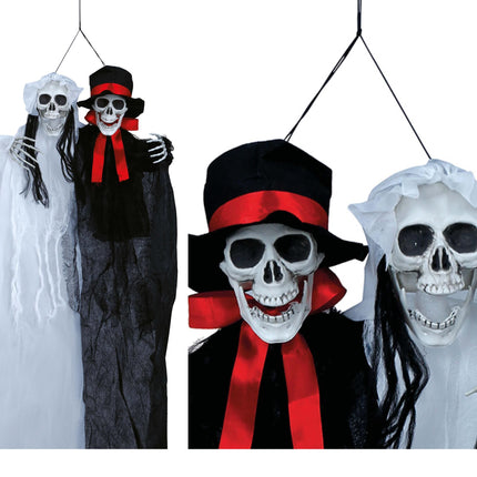 Halloween Hängende Dekoration Braut und Bräutigam 90cm