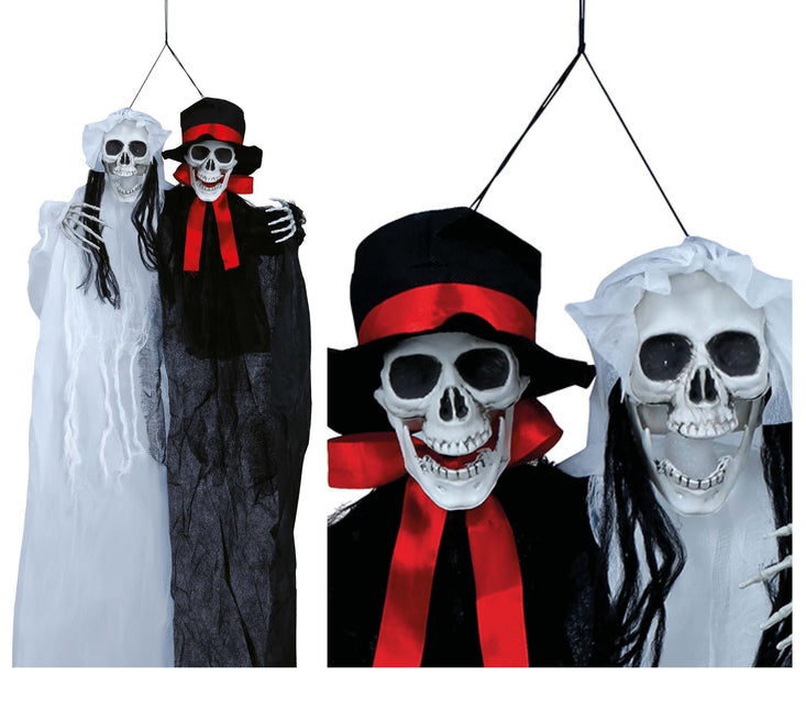 Halloween Hängende Dekoration Braut und Bräutigam 90cm