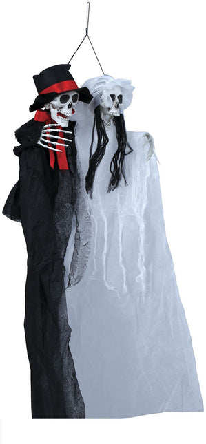 Halloween Hängende Dekoration Braut und Bräutigam 90cm