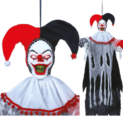 Halloween Hängedekoration Clown 1,2m