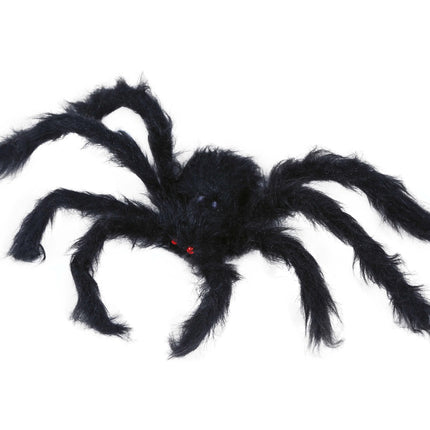Schwarze Fake Spinne 50cm