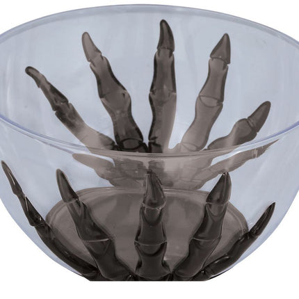 Halloween Tischdekoration Skelett Hand Schale