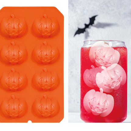 Halloween Eisform Kürbisse 22cm 8 Stück
